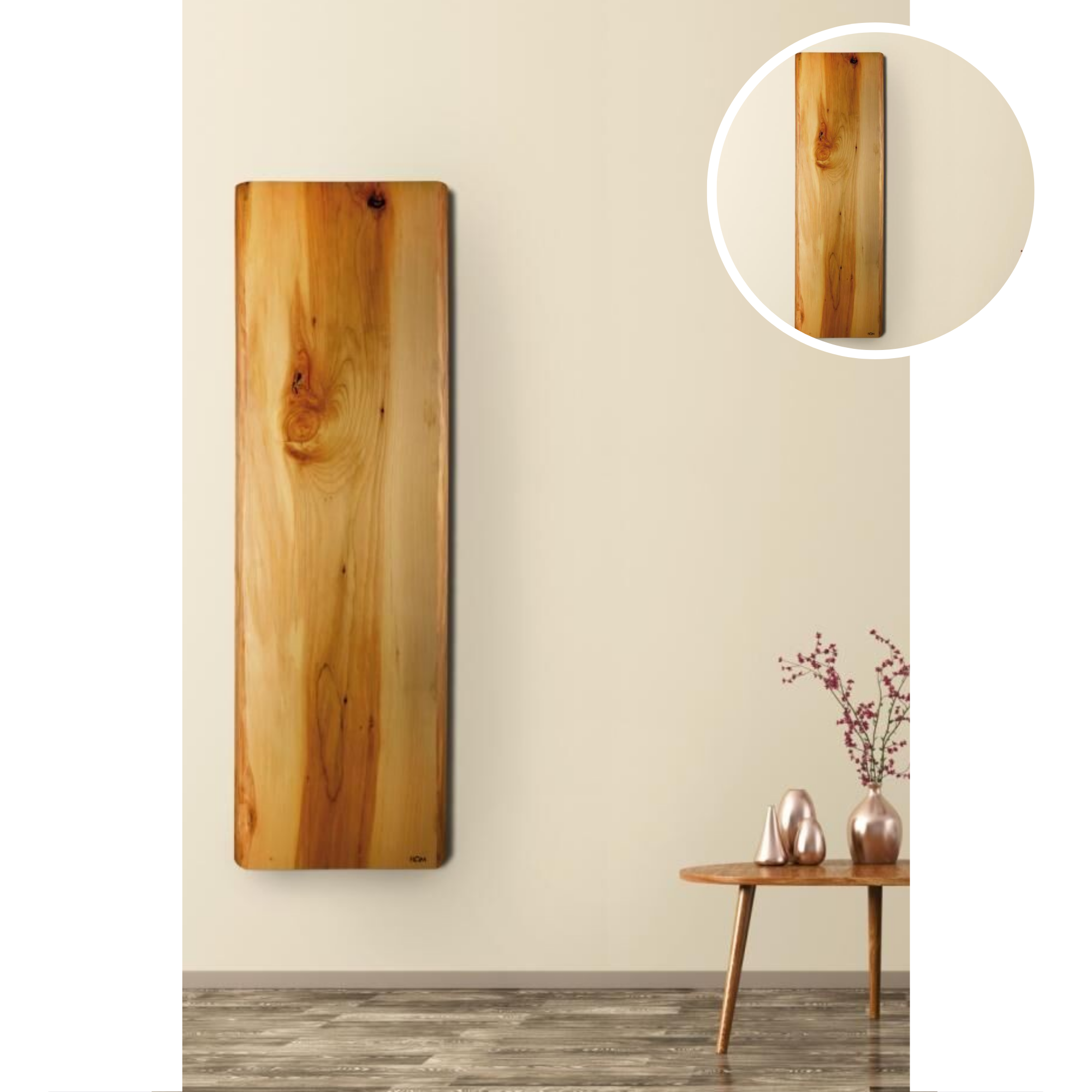 MAXI XILO radiateur électrique - planche monolithique en bois de cèdre